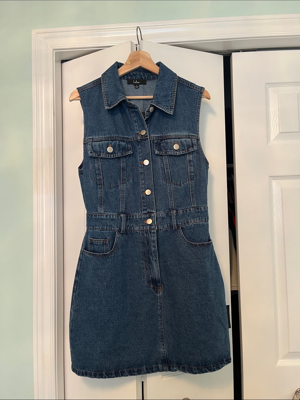 Dark Blue Denim Dress